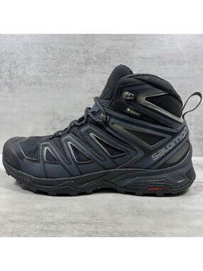 Salomon X Ultra 3 Mid GTX Gore-tex Hiking Boots - Men's Size 8.5 - Black Gray